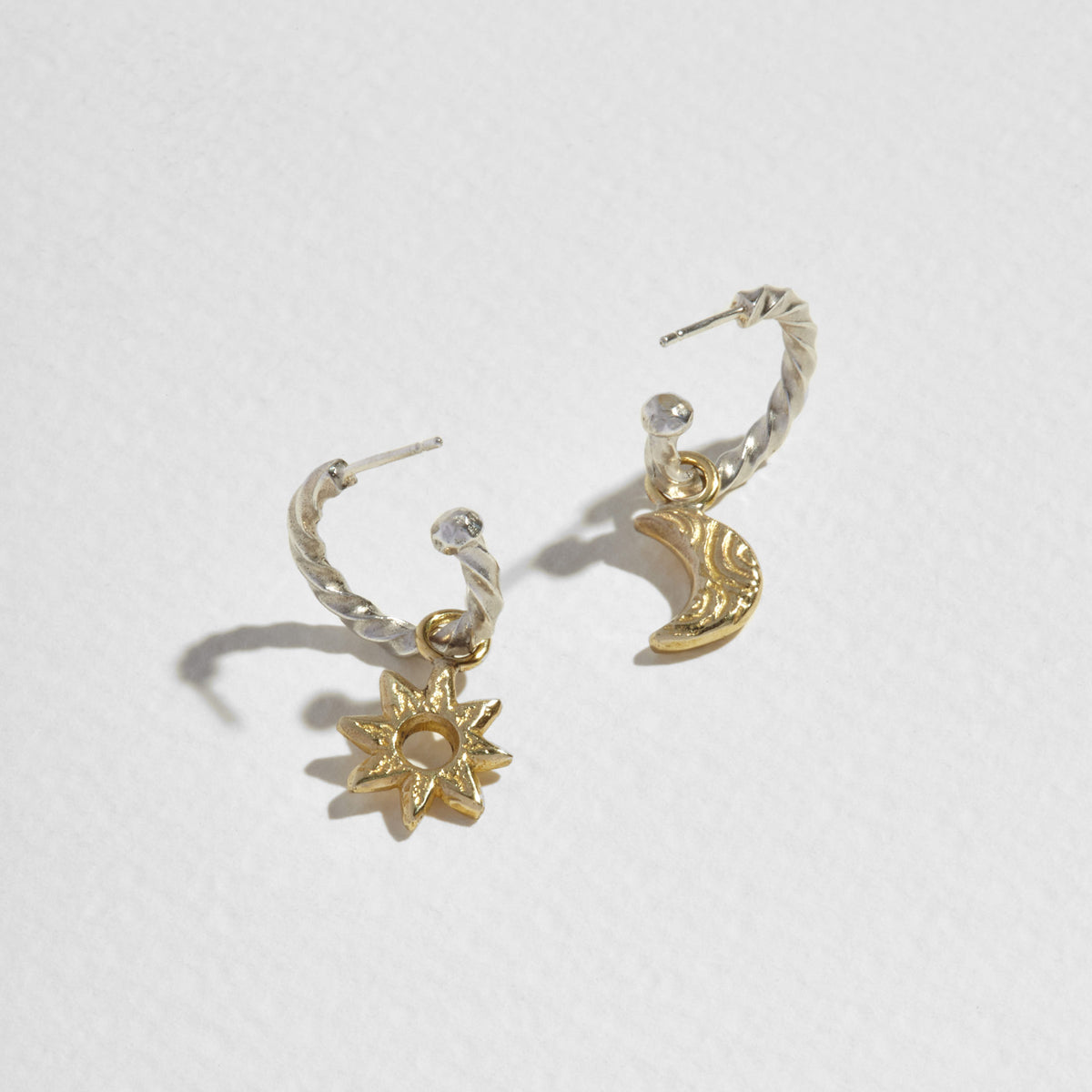 Orecchini A Cerchio Con Pietra Di Luna Girasole In Argento Sterling 925 - Gioiello Significativo Per Donne, Regalo Perfetto Per Compleanno E Festa Della Mamma - 4