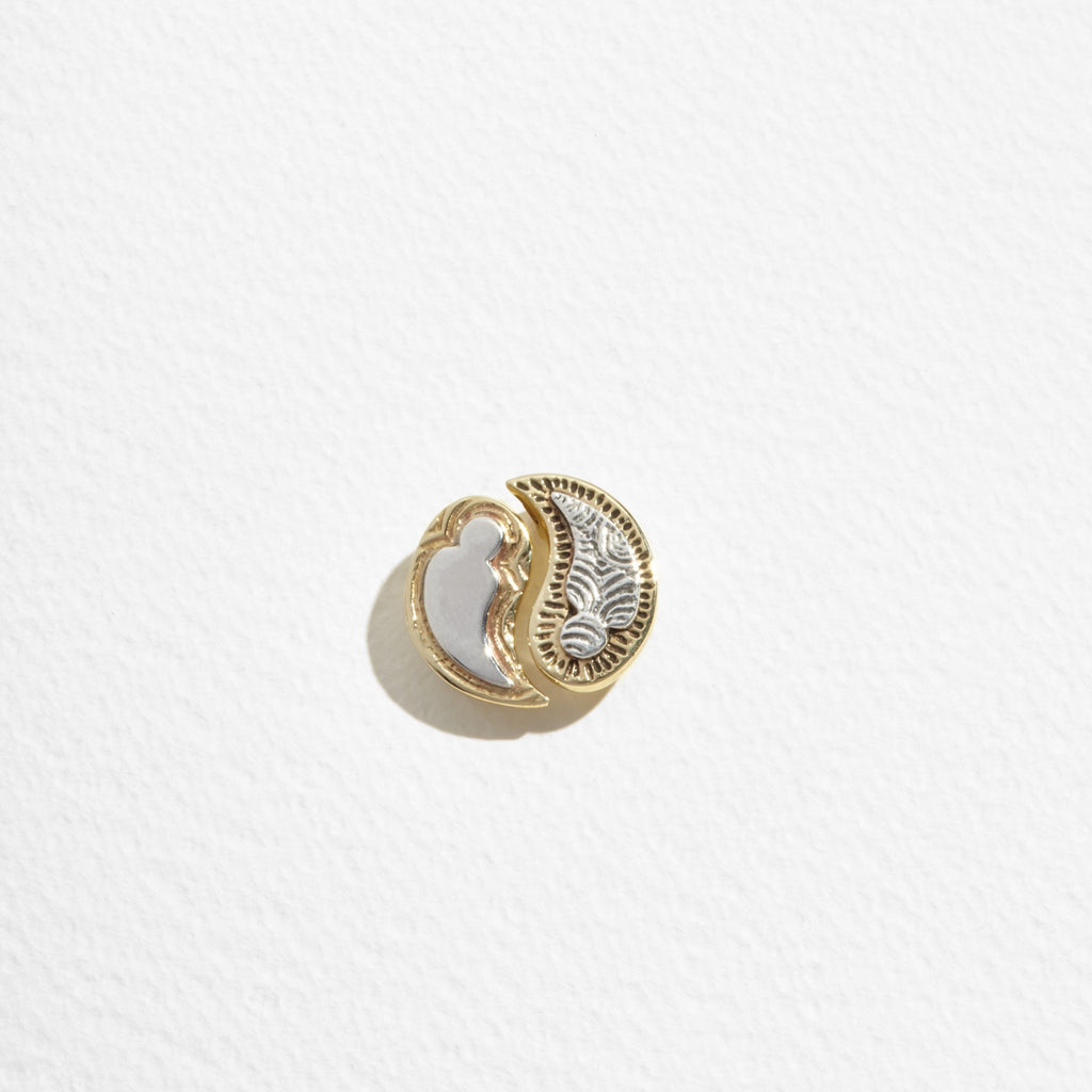 Collana con ciondolo Yin Yang Nero Bianco Coppia Sorella Amici Gioielli Collana con ciondolo Yin Yang Nero Bianco Coppia Sorella Amici Gioielli