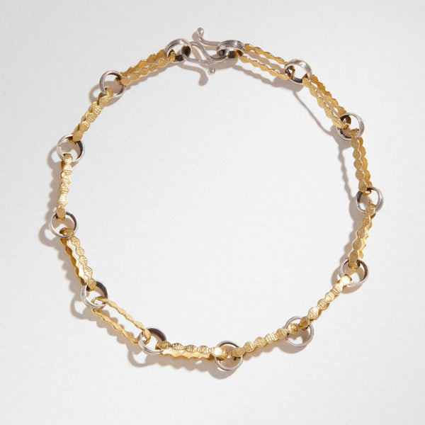 Collana GRACE I Metalli .019 Maglie Metallo Dorato, Onici E Ciondolo G Perla Onice - Foto 7